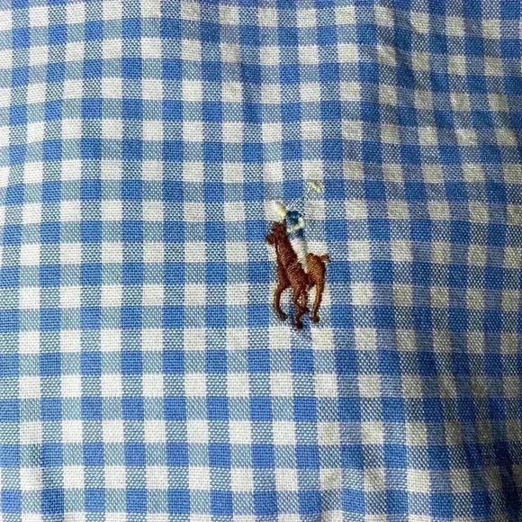 Polo Ralph Lauren Big & Tall Gingham Oxford Shirt sz 4XL - Picture 4 of 12